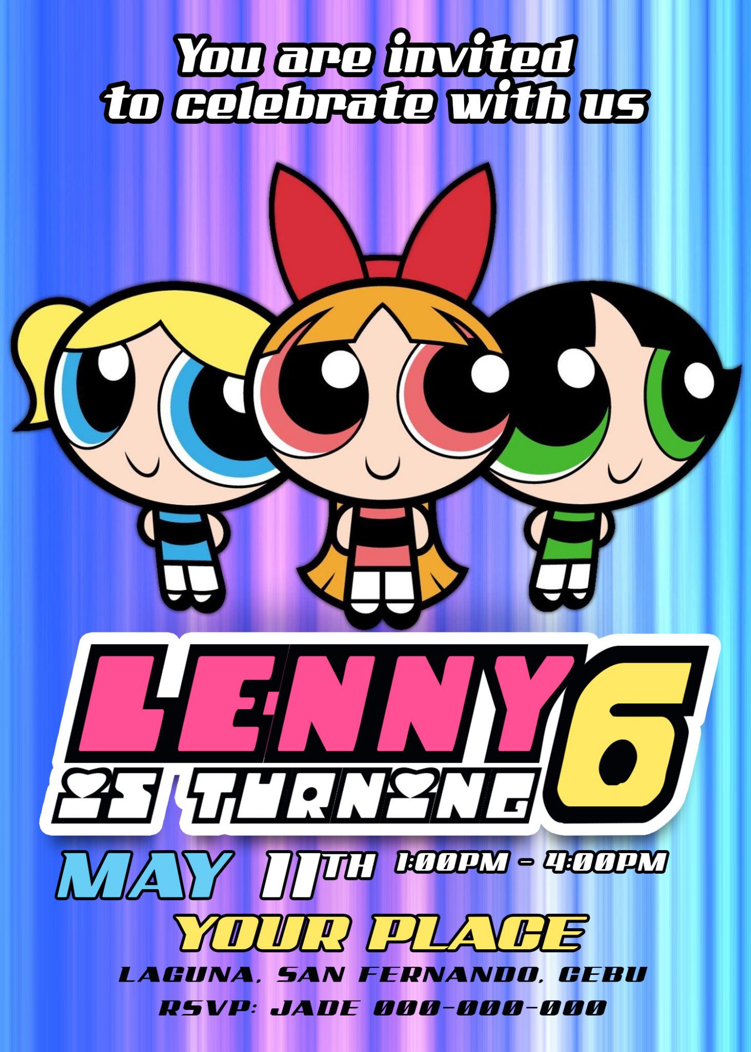 powerpuff-girls-birthday-party-invitation-4-x-6-or-5-x-7-printable-1392